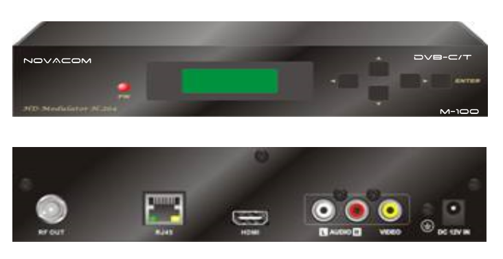 NOVACOM | M100 DVB-C/T Qam Encoder - Modülatör